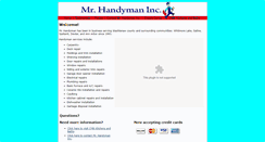 Desktop Screenshot of mrhandymaninc.com